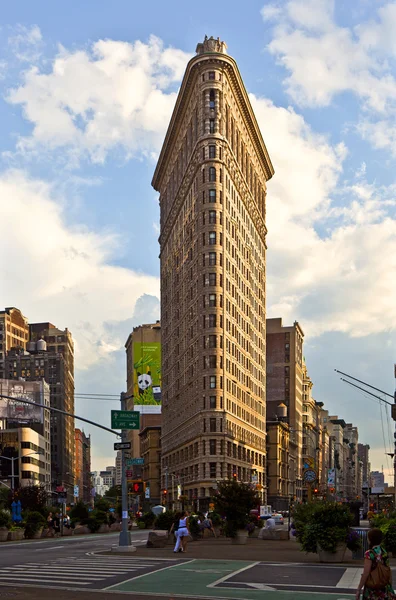 ニューヨークの建物のフラットアイアン — ストック写真