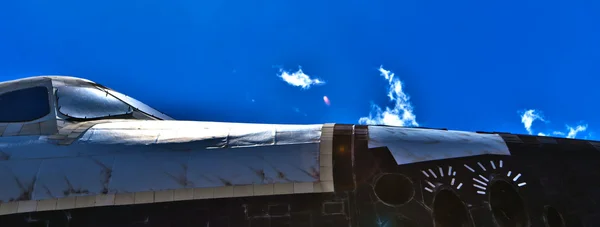 원래 우주 왕복선 탐험가 케네디 공간 Ce에 서 — 스톡 사진