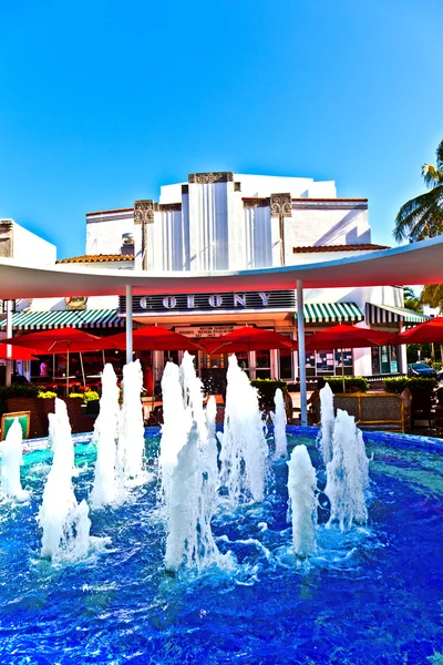 Famosa Colonia Art Deco Theater im South Miami — Foto Stock