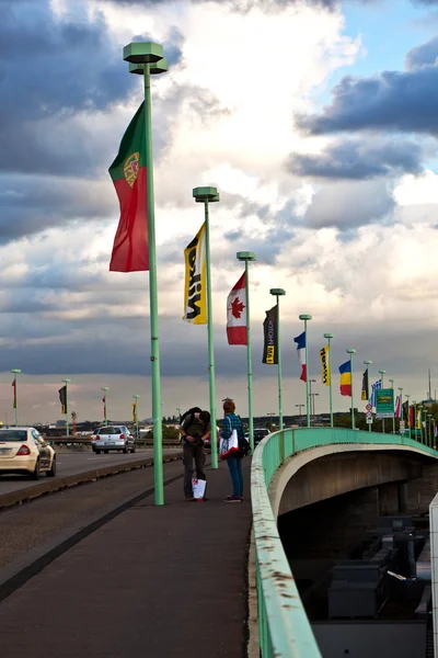 Флаги символизируют Photokina - World of Imaging — стоковое фото