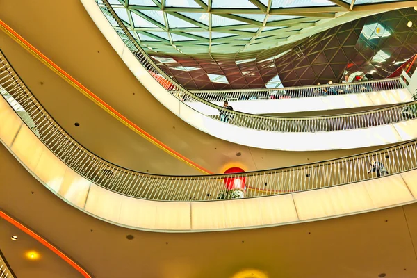 Modern architecture in the new shopping center Myzeil — Stock Photo, Image