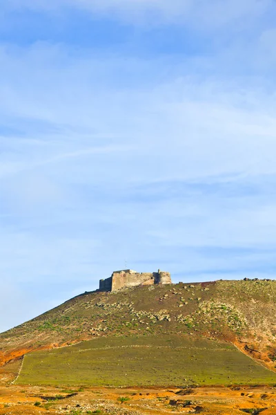 Castelo de Santa Barbara de Guanapay em Teguise, Lanzarote. Canário I — Fotografia de Stock