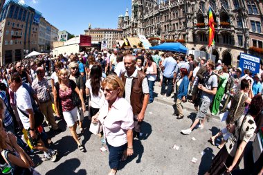 celebrate the Christopher Street Day in Munich clipart