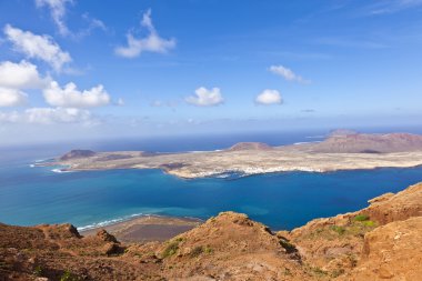 La Graciosa island, Lanzarote, Spain clipart