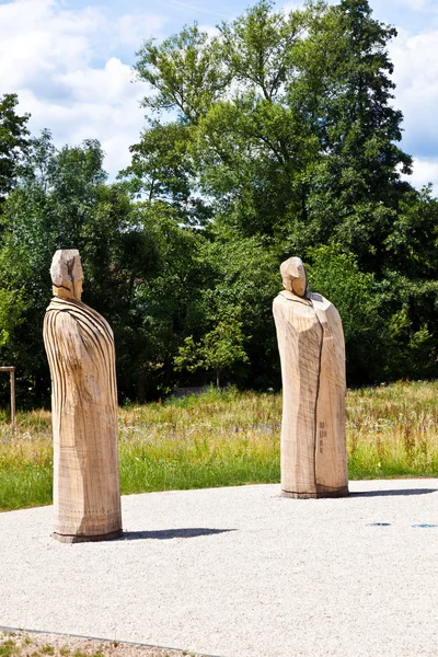 Rzeźba das versprechen przez Stefana guber — Zdjęcie stockowe