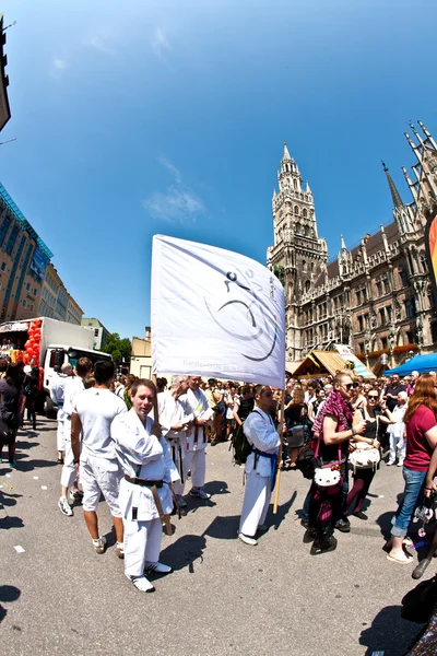 Münih'te christopher Sokağı günü kutlamak — Stok fotoğraf