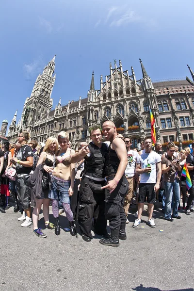 Comemorar o Christopher Street Day em Munique — Fotografia de Stock