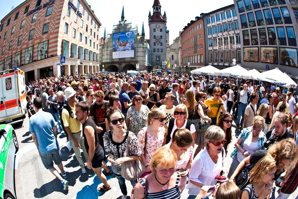 Celebrate the Christopher Street Day in Munich — Stock Photo, Image