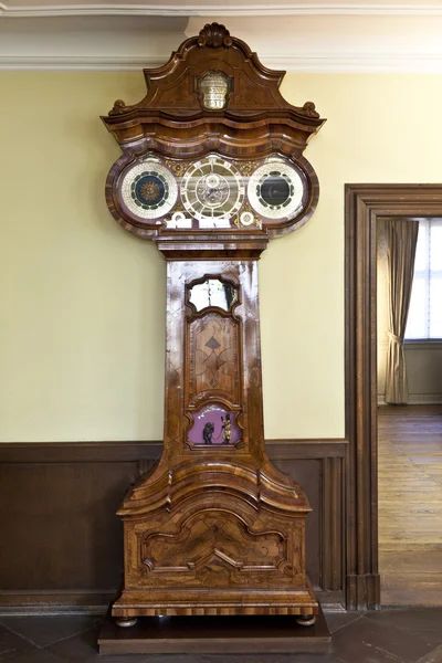 历史的时钟在歌德博物馆 — 图库照片