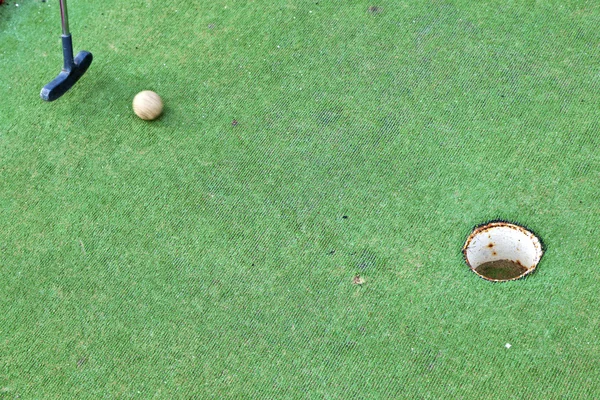 Mini pole golfowe — Zdjęcie stockowe