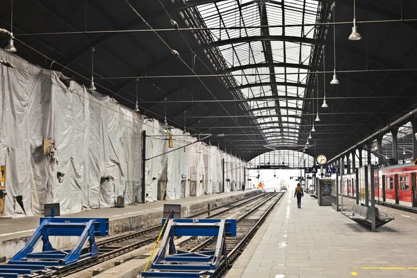 Estação ferroviária em Wiesbaden — Fotografia de Stock