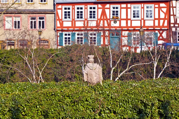 Piękne domy w frankfurt hoechst — Zdjęcie stockowe