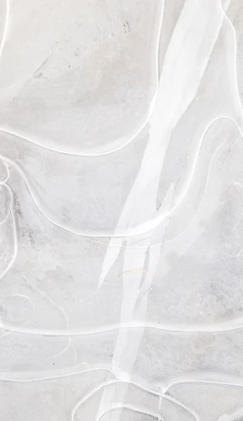 Kałuża lodu w Las Dębowy — Zdjęcie stockowe