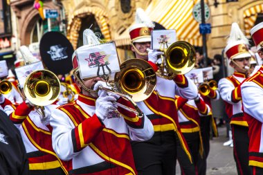 Karnaval hareket roemer ile müzik için şehir girin