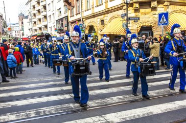 Karnaval hareket roemer ile müzik için şehir girin