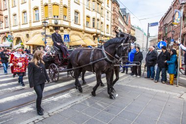 Karnaval hareket roemer ile müzik için şehir girin