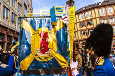 Karnaval hareket roemer ile müzik için şehir girin