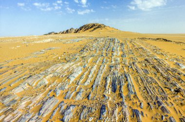 Stone desert im Yemen near Marib clipart