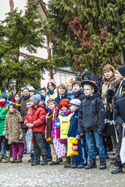 stock image Spectators watch the carnival Parade