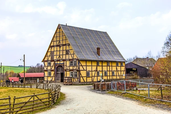 Antigua casa de campo en el Hessenpark —  Fotos de Stock