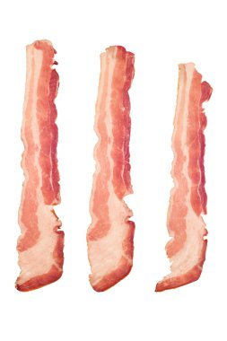 Raw bacon clipart