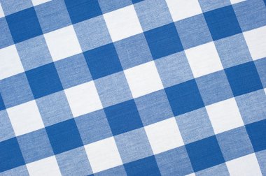 Blue tablecloth clipart