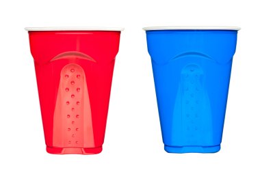Plastic drinking cups clipart