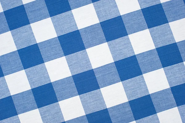 Toalha de mesa azul — Fotografia de Stock