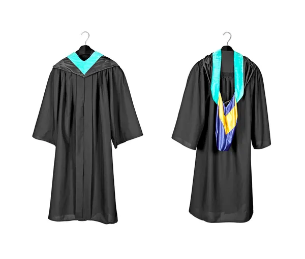 Vestido de graduação com capuz — Fotografia de Stock