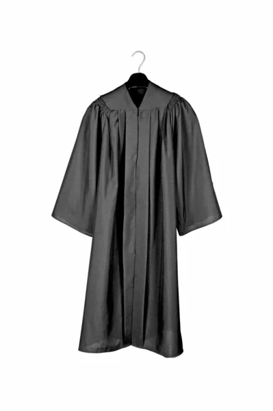 Black graduation gown — Stock Photo, Image