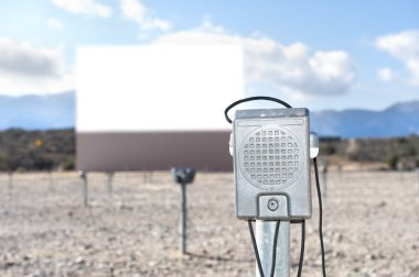 Drive-in theater clipart