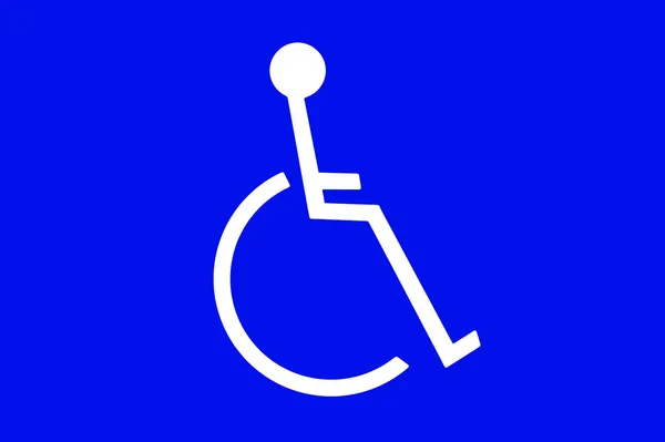 Mededeling van de gehandicapte teken — Stockfoto