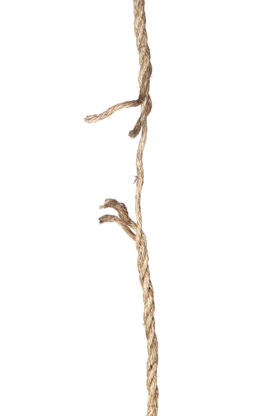 Изношенная веревка — стоковое фото