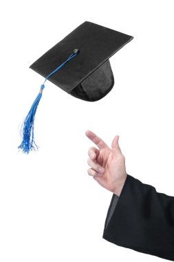 Celebrating graduation clipart