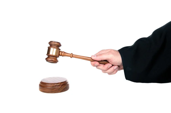 Judge and gavel — Stock Photo, Image