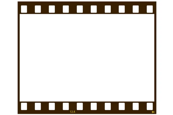 Tira de filme em branco — Fotografia de Stock