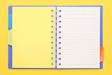 Blank note book clipart