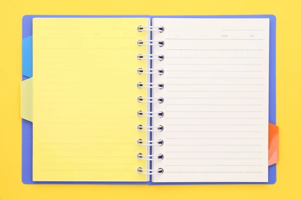 Livro de notas em branco — Fotografia de Stock