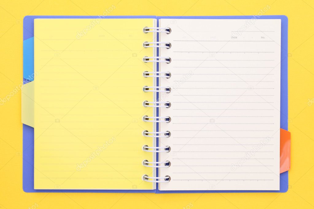 Blank note book