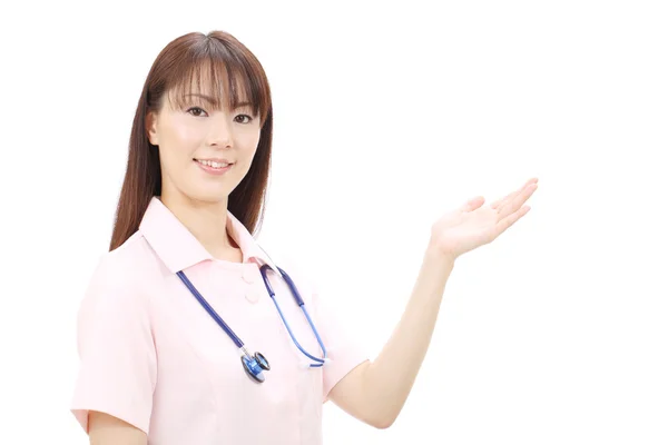 젊은 아시아 여성 간호사 — 스톡 사진
