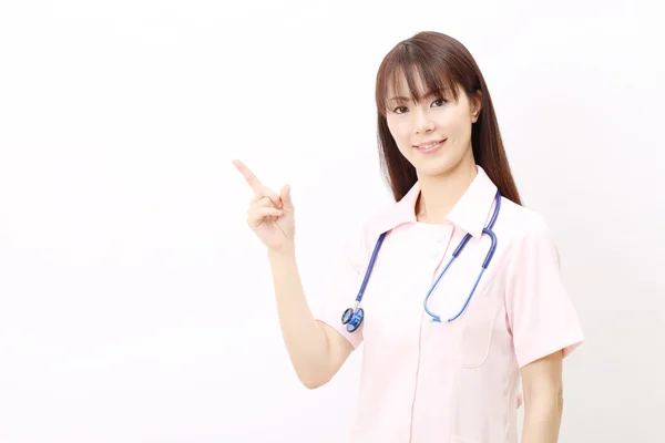 Молода азіатська медсестра — стокове фото