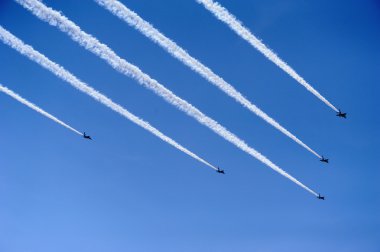 Air force acrobatic team clipart