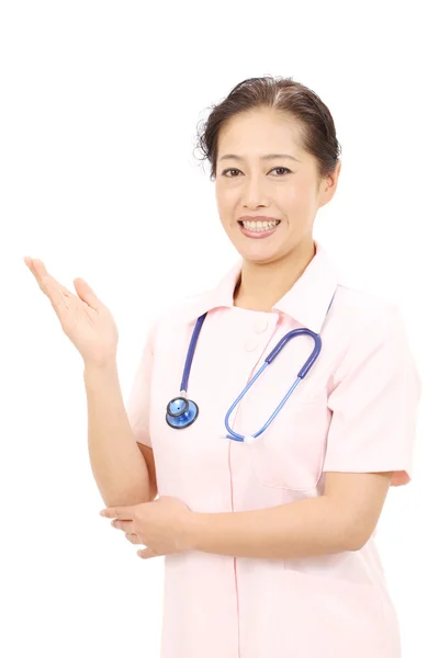 아시아 여성 간호사 — 스톡 사진