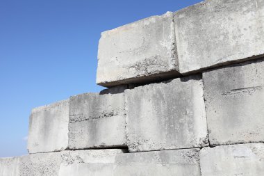 Concrete blocks clipart