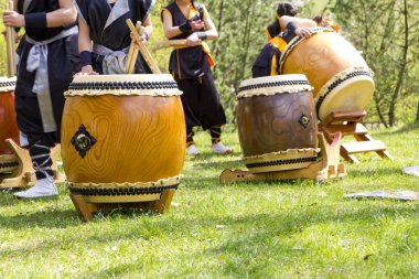 Japanese taiko drum clipart