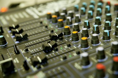 Audio mixer clipart