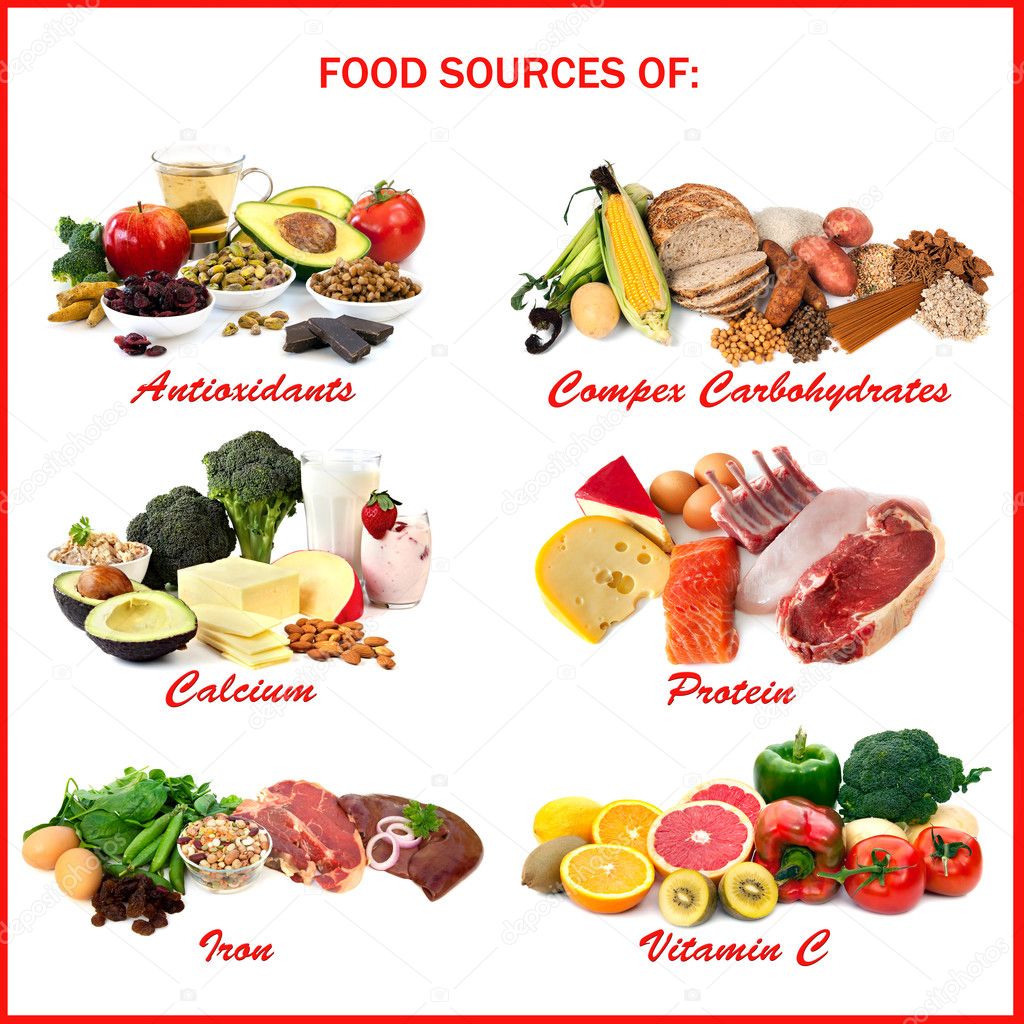 Food Sources of Nutrients Stock Photo by ©robynmac 10091363