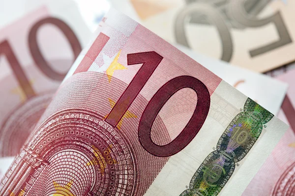 Euros fundo — Fotografia de Stock