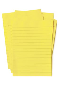 Sarı notepaper