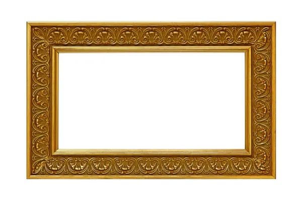 Moldura de foto ouro — Fotografia de Stock